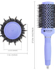Brosse à cheveux ronde en céramique/ionique 1,7 pouce / 43 mm - Violet