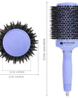 Brosse à cheveux ronde en céramique/ionique 2 pouces / 53 mm - Violet