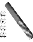Vellen Hair® Peigne de Coupe Ultime - VH202 - 17,8 cm - Noir