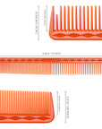 Peigne de coupe ultime Vellen Hair® - VH202 - 17,8 cm - Orange