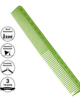 Vellen Hair® Peigne de Coupe Ultime - VH202 - 17,8 cm - Vert