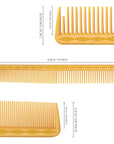 Peigne de coupe ultime Vellen Hair® - VH202 - 17,8 cm - Jaune