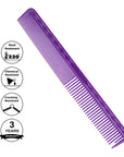 Peigne de coupe ultime Vellen Hair® - VH202 - 17,8 cm - Violet