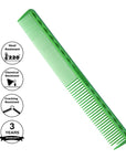 Peigne de coupe ultime Vellen Hair® - VH202 - 17,8 cm - Transparent Vert