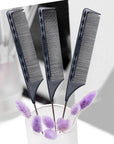 Peignes à queue Vellen Hair® Ultimate - Pack de 3 - Noir