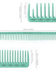 Peigne de coupe ultime Vellen Hair® - VH204 - 22,8 cm - Menthe