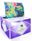 Papier aluminium pop-up pour mèches Vellen Hair – 500 feuilles 12,7 x 28 cm – 15 microns – Flower Power