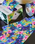 Papier aluminium pop-up pour mèches Vellen Hair – 500 feuilles 12,7 x 28 cm – 15 microns – Flower Power