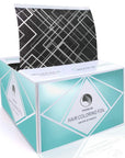 Feuilles de papier aluminium pop-up - 600 feuilles - À carreaux noirs