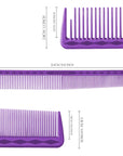 Peigne de coupe ultime Vellen Hair® - VH205 - 21,4 cm - Violet