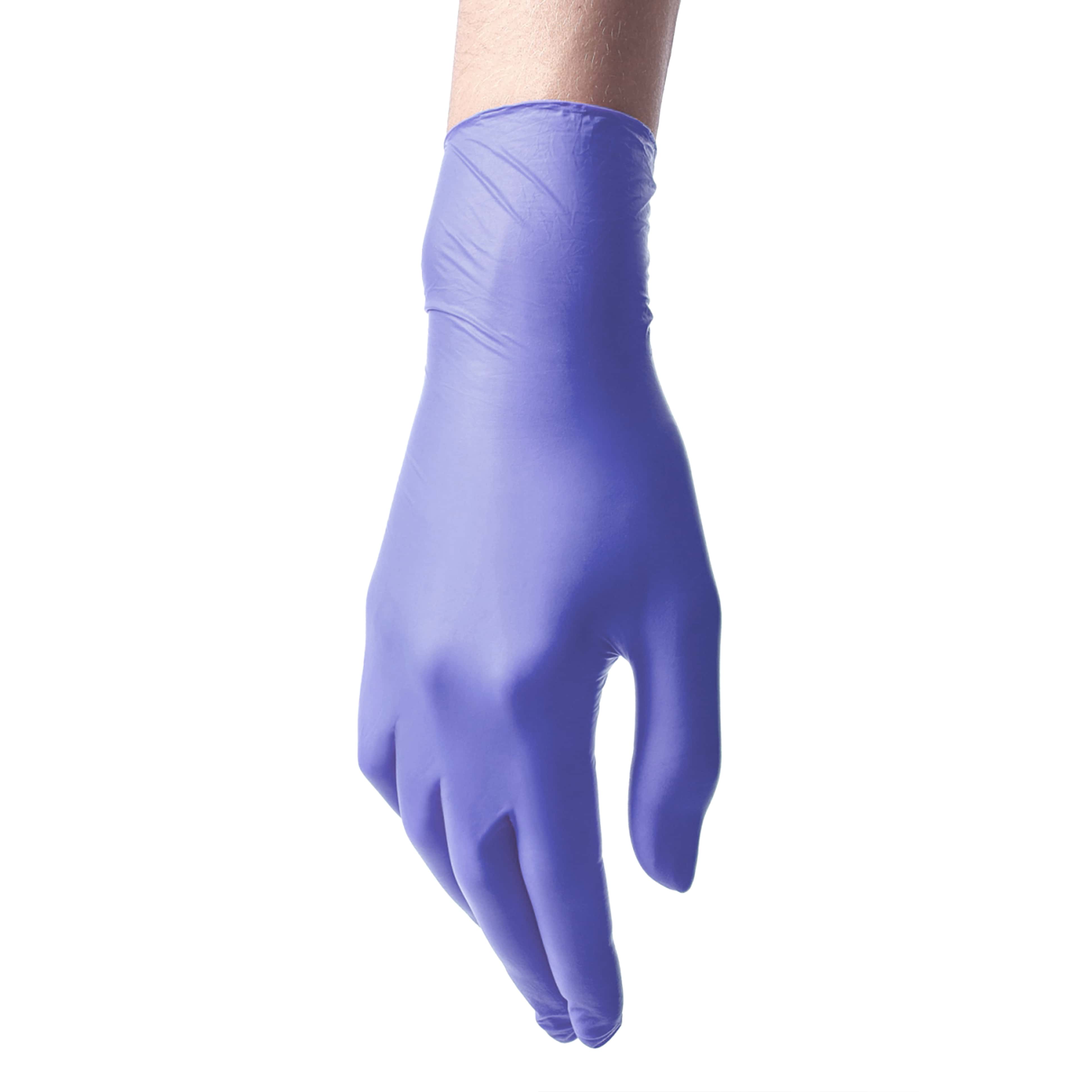 Gants en nitrile - Lot de 100 - Violet